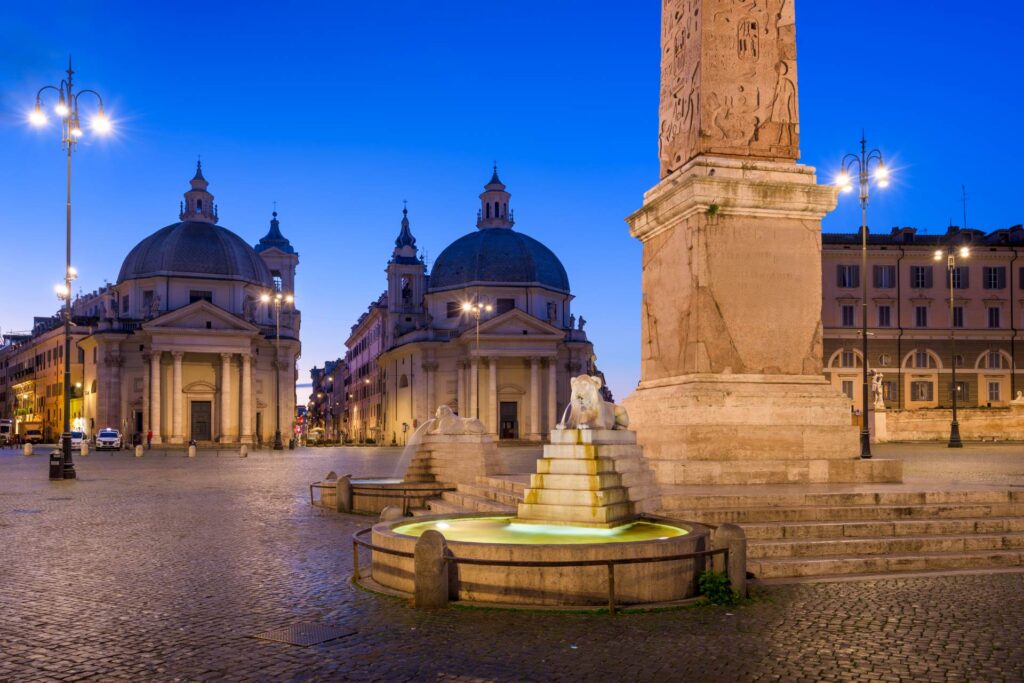 Piazza del Popolo e Villa Borghese